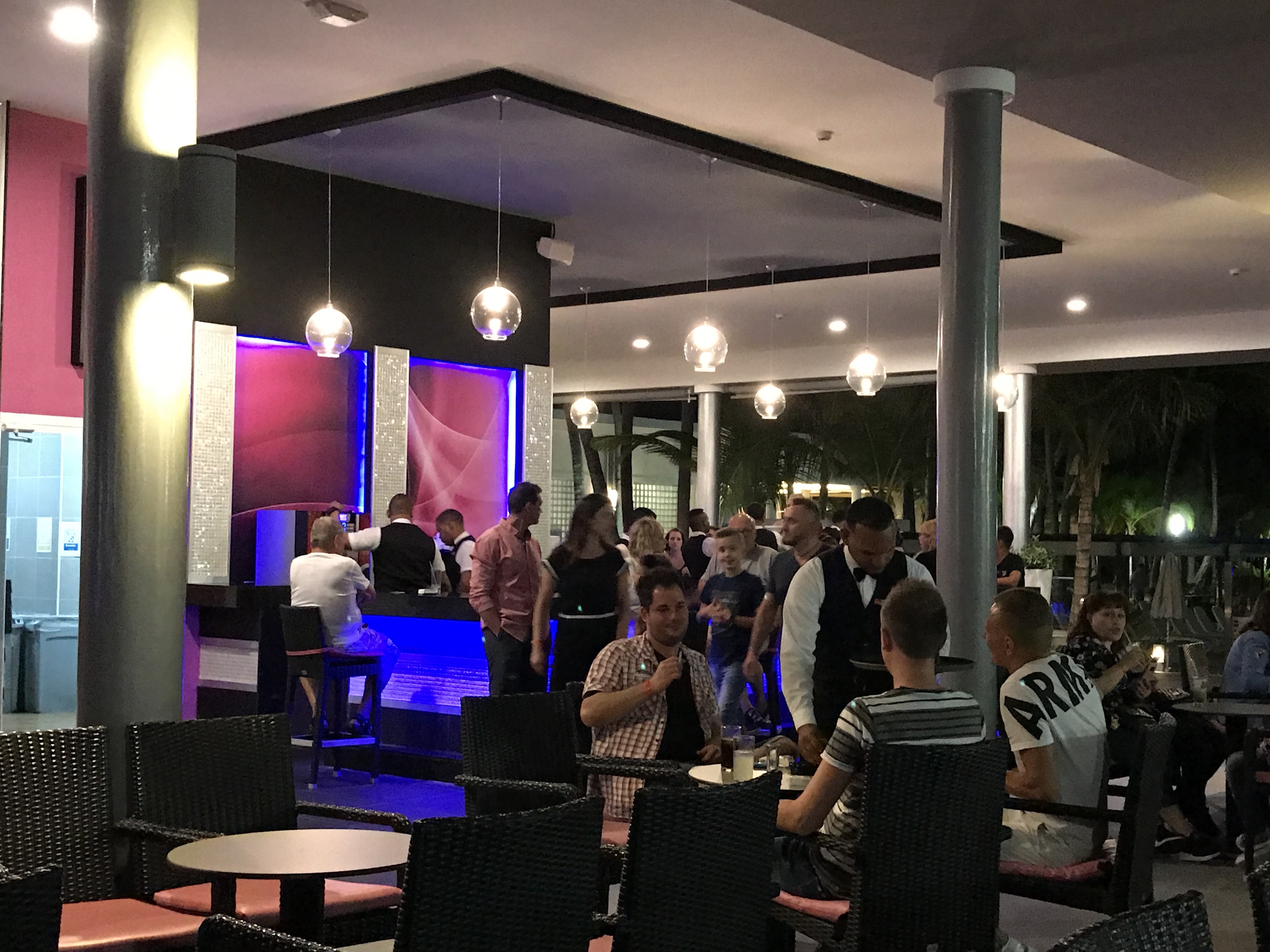 New bar area near outdoor theatre