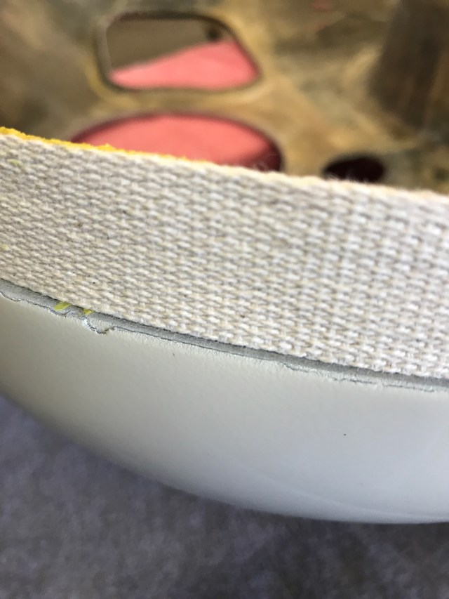 After painting, all cowling pieces had new anti-chaff tape installed